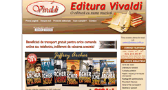 Desktop Screenshot of edituravivaldi.ro