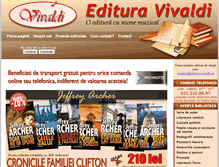 Tablet Screenshot of edituravivaldi.ro